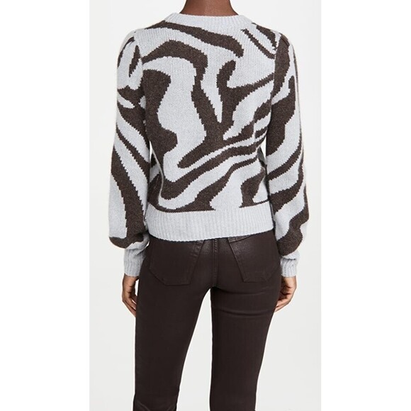 360Cashmere Persia Sweater Womens S Misty Blue Cashmere Pullover Crew Neck NWT - Picture 2 of 12